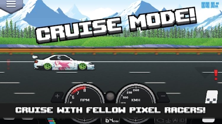 Pixel Car Racer читы